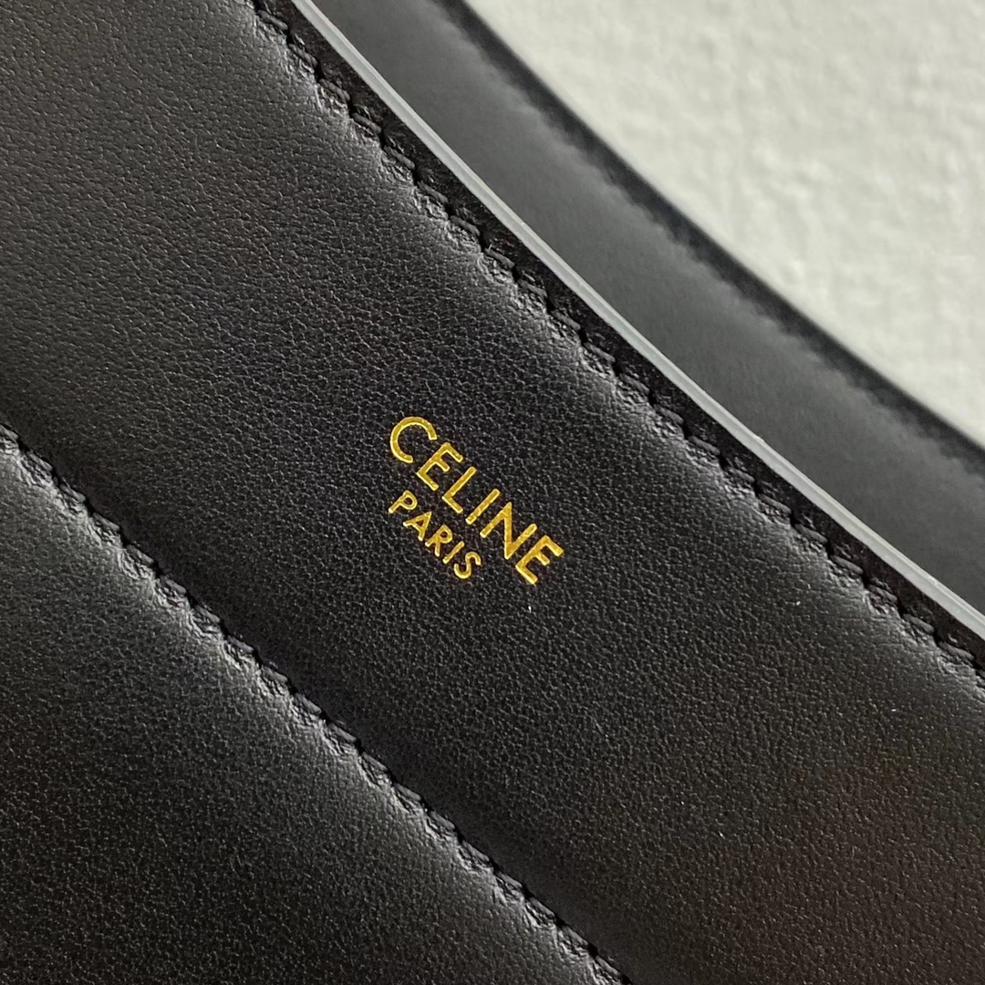 【P1920】赛琳女包价格 Celine Cabas手袋199773黑色磨砂小牛皮手提包