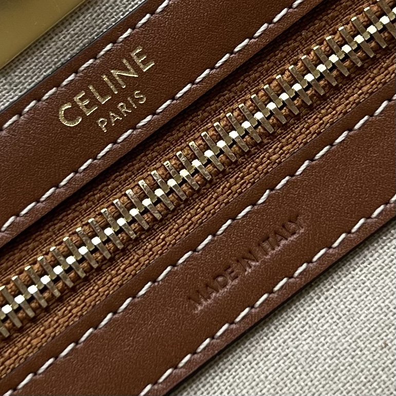 【P1770】厂家直销 Celine思琳新款麻布棕单肩手提16系列托特包